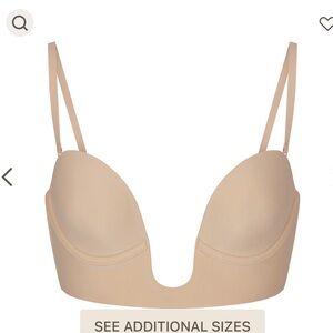 DEEP PLUNGE SHAPEWEAR BRA | CLAY